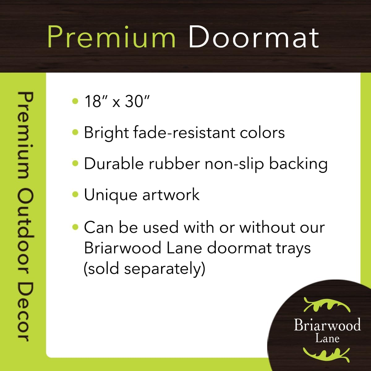 Briarwood Lane Spooky Kittens Halloween Doormat