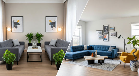 The Unexpected Comfort of Symmetrical vs. Asymmetrical Furniture Layouts