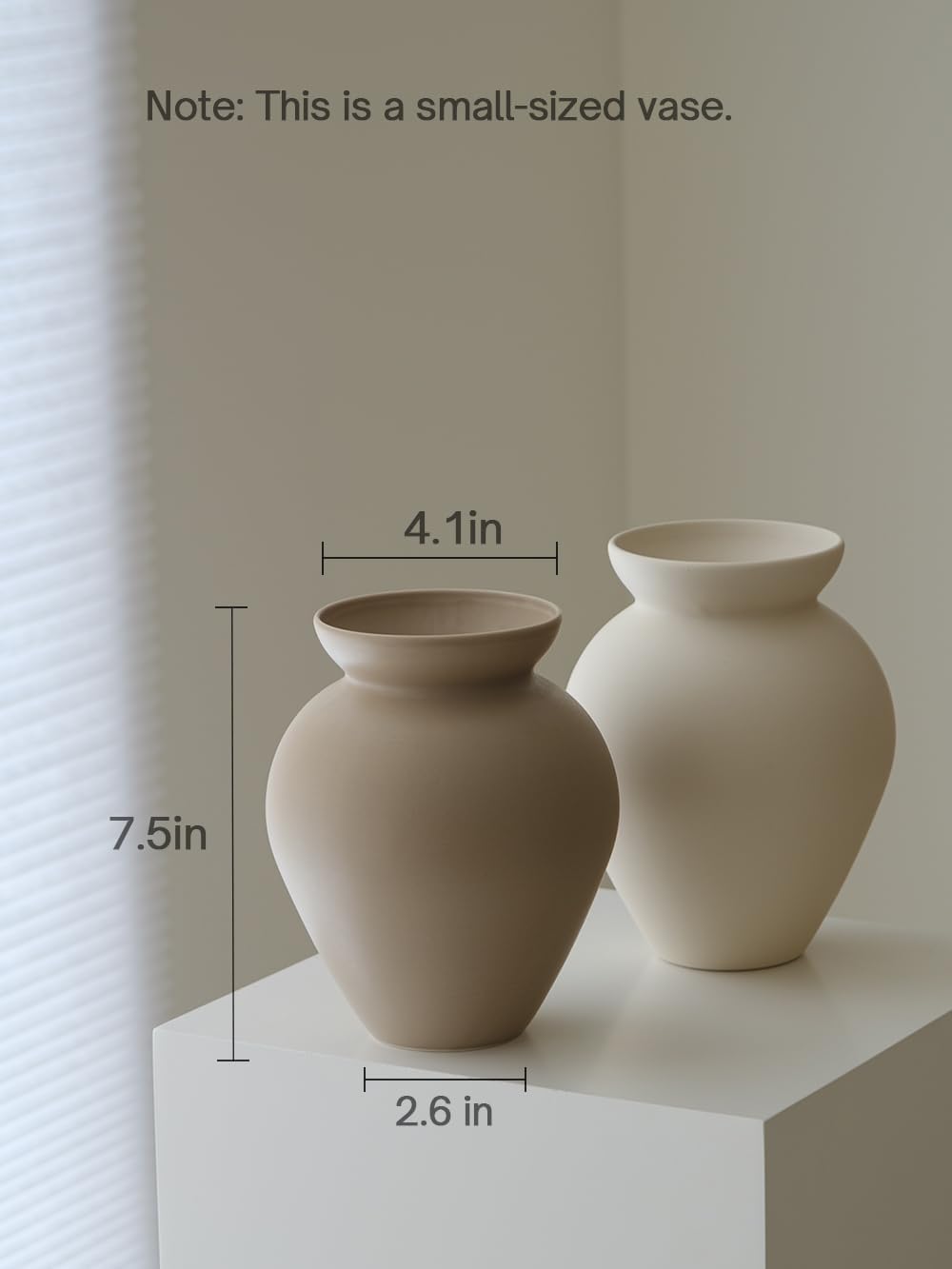 Retro Flower Vase, Crock Milk Can Shape, Flower Arrangement, Nordic Ornament Living Room Decoration, Coconut Café