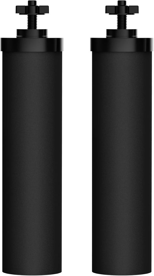 Waterdrop NSF/ANSI 42&372 Certified Water Filter, Replacement for Berkey® BB9-2® Black Filters, ProOne® or Alexapure® Gravity Water Filter System and Waterdrop King Tank Series, (Pack of 2)