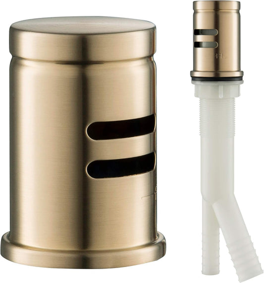 KRAUS Dishwasher Air Gap in Spot Free Antique Champagne Bronze, KAG-1SFACB
