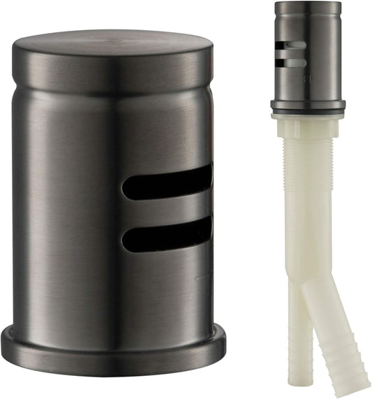 KRAUS Dishwasher Air Gap in Spot Free Black Stainless, KAG-2SFSB