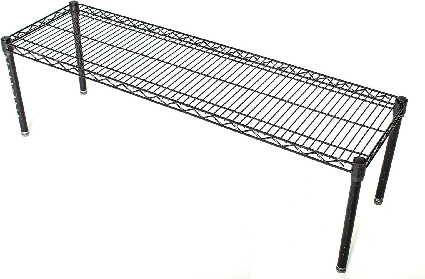 Omega Products Corporation 14" Deep x 42" Wide x 14" High Black Stationary Dunnage Rack